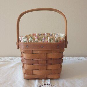 Longaberger 1990 1st May Series Violet Basket Signed by Jeff & Jerry Longaberger